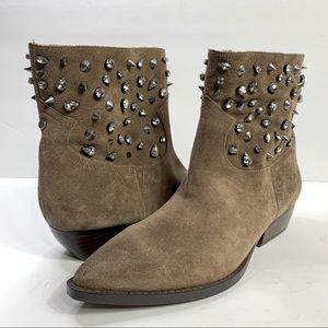 NEW Sam Edelman studded suede boots